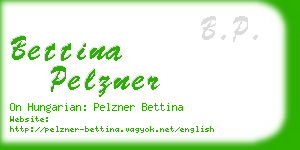 bettina pelzner business card